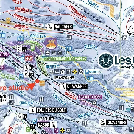 Apartman Grand Aux Pieds Des Pistes Sans Vis A Vis *